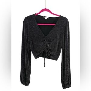 BAR III Balloon Sleeve Women's Party Top